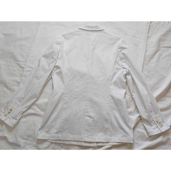 J. Mclaughlin White Ressie Double Breasted Blazer, NWOT. Size 10 - Picture 4 of 5